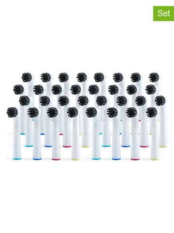 Lifa Living Końcówki (32 szt.) w kolorze białym do szczoteczki elektrycznej Oral-B