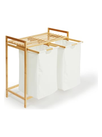 Lifa Living Wäschekorb in Creme/ Natur