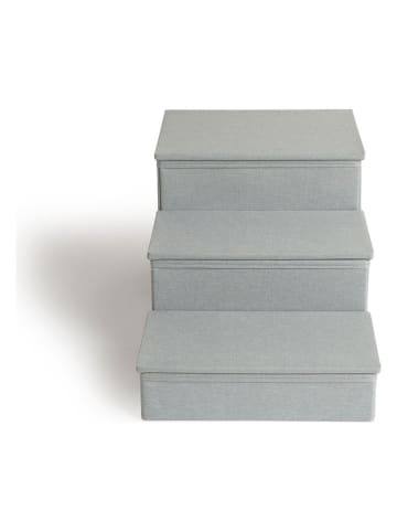 Lifa Living Schody w kolorze szarym dla zwierząt - 70 x 30 x 35 cm