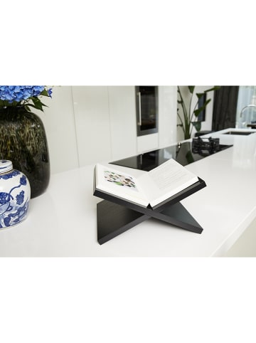 Lifa Living Stojak w kolorze czarnym na książki - 37 x 19 x 30 cm