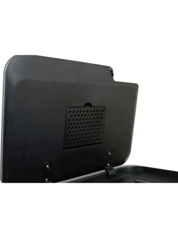 Lifa Living Mülleimer in Schwarz/ Grau - (B)48 x (H)54,5 x (T)38 cm