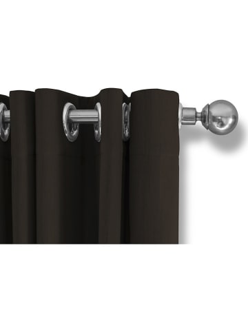 Lifa Living Ringgordijn donkerbruin