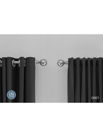 Lifa Living Zasłona w kolorze antracytowym