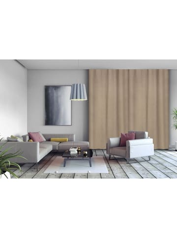 Lifa Living Vorhang "Luxe" in Hellbraun