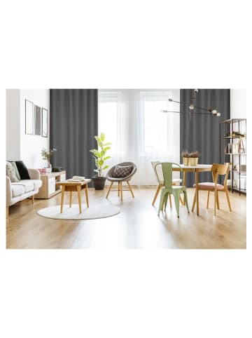 Lifa Living Ösenvorhang "Luxe" in Anthrazit