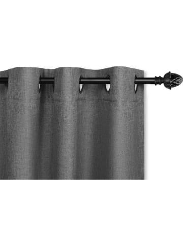 Lifa Living Ringgordijn "Luxe" antraciet