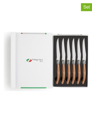 Lifa Living 6-delige set: steakmessen bruin