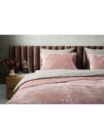 Lifa Living 3tlg. Tagesdecken-Set in Rosa