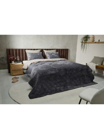 Lifa Living 3-delige bedspreiset grijs