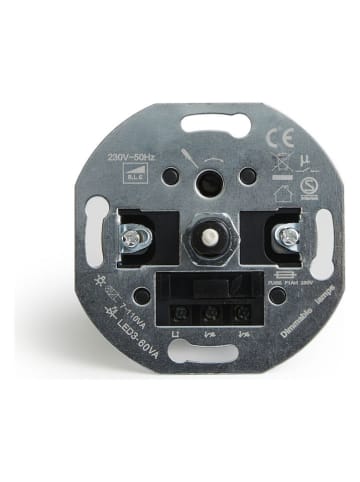 Lifa Living Ściemniacz LED w kolorze srebrnym - 7 x 7 x 3,5 cm