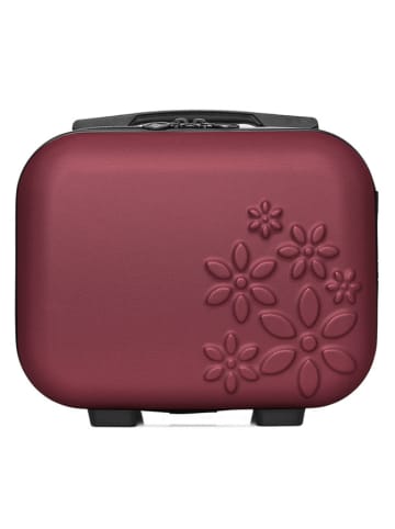 Les P´tites Bombes Beautycase "Eleonor" in Bordeaux - (B)30 x (H)23 x (T)16 cm