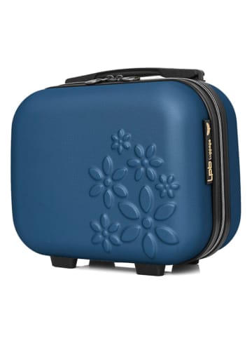 Les P´tites Bombes Beautycase "Eleonor" donkerblauw - (B)30 x (H)23 x (D)16 cm