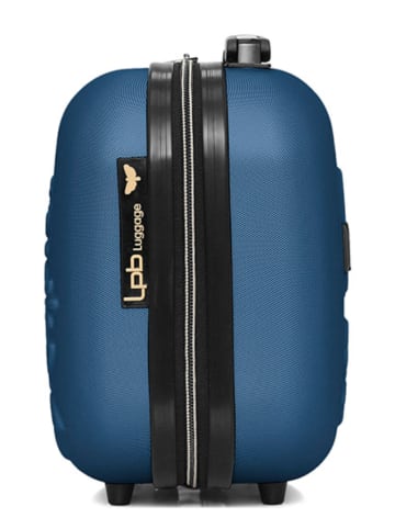 Les P´tites Bombes Beautycase "Eleonor" donkerblauw - (B)30 x (H)23 x (D)16 cm