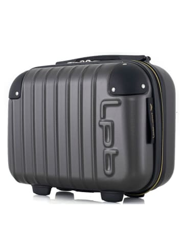 Les P´tites Bombes Beautycase "Hambourg-K" in Anthrazit - (B)30 x (H)23 x (T)16 cm