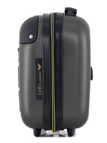 Les P´tites Bombes Beautycase "Hambourg-K" in Anthrazit - (B)30 x (H)23 x (T)16 cm