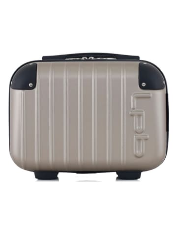 Les P´tites Bombes Beautycase "Hambourg-K" in Beige - (B)30 x (H)23 x (T)16 cm