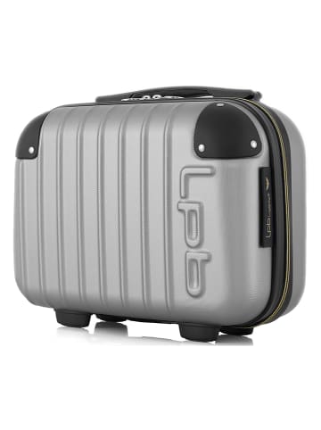 Les P´tites Bombes Beautycase "Hambourg-K" in Grau - (B)30 x (H)23 x (T)16 cm
