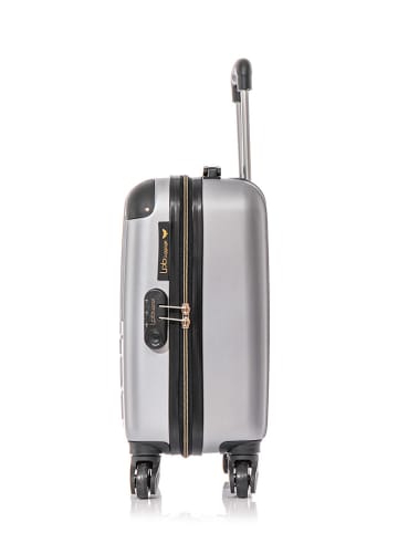 Les P´tites Bombes Hardcase-Trolley in Silber - (B)32 x (H)46 x (T)20 cm