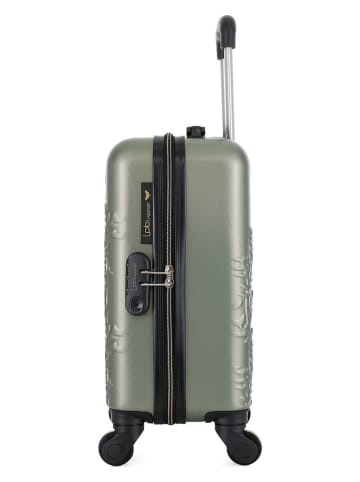 Les P´tites Bombes Hardcase trolley  "Nais" kaki - (B)32 x (H)46 x (D)20 cm