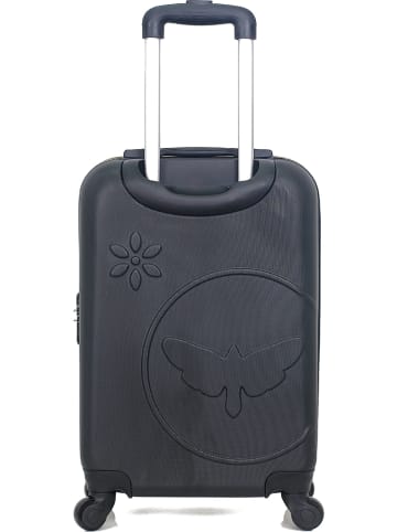 Les P´tites Bombes Hardcase-trolley "Eleonor" zwart - (B)35 x (H)55 x (D)21 cm