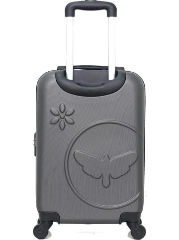 Les P´tites Bombes Hardcase-trolley "Eleonor" grijs - (B)35 x (H)55 x (D)21 cm