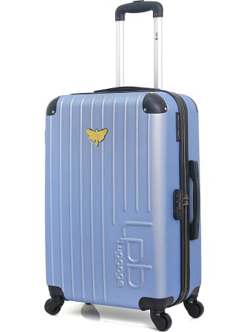 Les P´tites Bombes Walizka w kolorze błękitnym - 35 x 55 x 21 cm