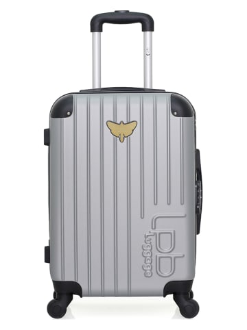 Les P´tites Bombes Hardcase-Trolley in Silber - (B)35 x (H)55 x (T)21 cm
