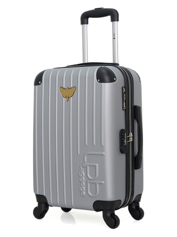 Les P´tites Bombes Hardcase-trolley zilverkleurig - (B)35 x (H)55 x (D)21 cm