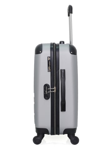 Les P´tites Bombes Hardcase-Trolley in Silber - (B)35 x (H)55 x (T)21 cm