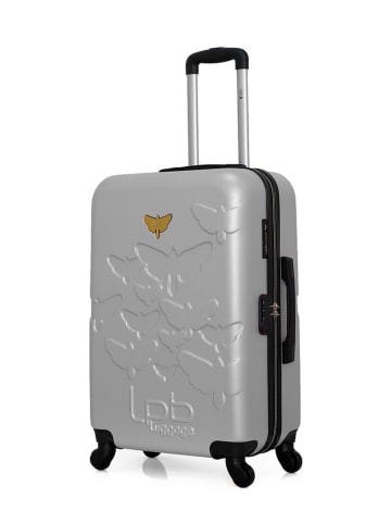 Les P´tites Bombes Hardcase-Trolley "Aelys" in Silber - (B)41 x (H)65 x (T)26 cm