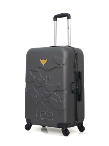 Les P´tites Bombes Hardcase-trolley "Aelys" grijs - (B)41 x (H)65 x (D)26 cm