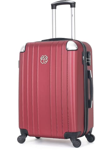 Les P´tites Bombes Hardcase-trolley "Amelie-A" rood - (B)36 x (H)60 x (D)26 cm
