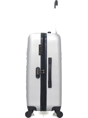 Les P´tites Bombes Hardcase-trolley "Eleonor" lichtgrijs - (B)41 x (H)65 x (D)26 cm