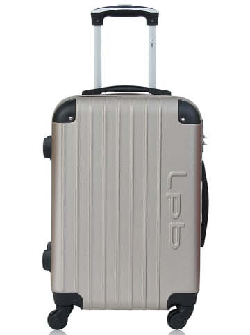 Les P´tites Bombes Hardcase-trolley "Hambourg" taupe - (B)41 x (H)65 x (D)26 cm