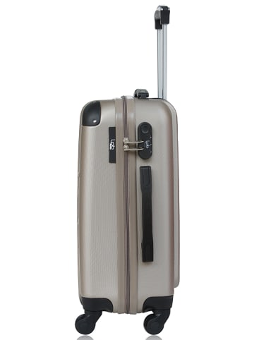Les P´tites Bombes Hardcase-Trolley "Hambourg" in Taupe - (B)41 x (H)65 x (T)26 cm