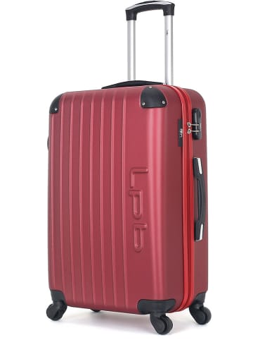 Les P´tites Bombes Hardcase-Trolley "Hambourg" in Rot - (B)41 x (H)65 x (T)26 cm