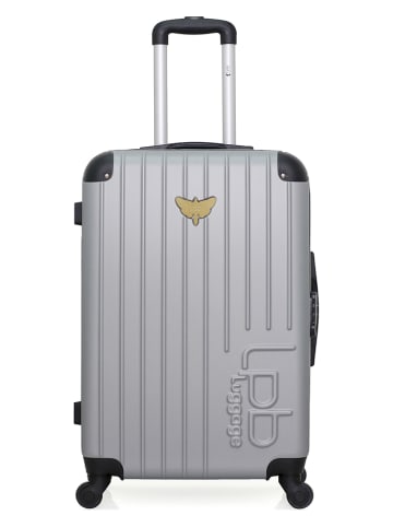 Les P´tites Bombes Hardcase-Trolley in Silber - (B)41 x (H)65 x (T)26 cm