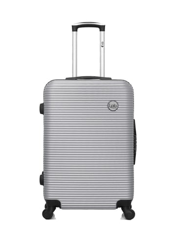 Les P´tites Bombes Hardcase-trolley "Munich" zilverkleurig - (B)40,5 x (H)60 x (D)31 cm