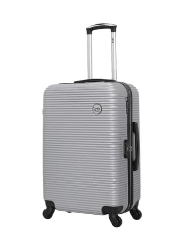 Les P´tites Bombes Hardcase-Trolley "Munich" in Silber - (B)40,5 x (H)60 x (T)31 cm