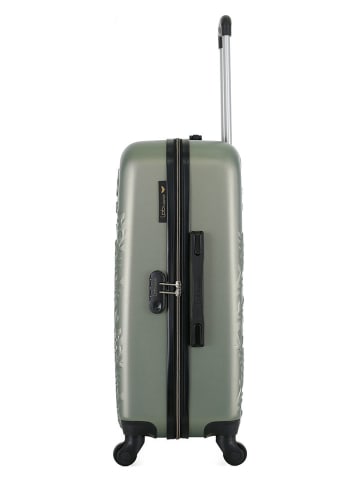 Les P´tites Bombes Hardcase trolley  "Nais" kaki - (B)41 x (H)65 x (D)26 cm