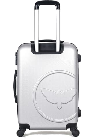 Les P´tites Bombes Hardcase-Trolley "Norine-A" in Silber - (B)36 x (H)60 x (T)26 cm