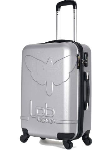 Les P´tites Bombes Hardcase-Trolley "Norine-A" in Silber - (B)36 x (H)60 x (T)26 cm