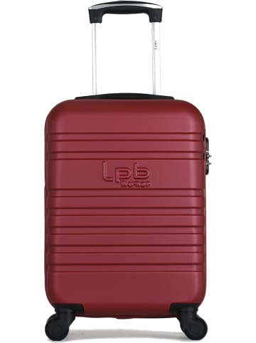 Les P´tites Bombes 2-delige set: hardcase-trolley en beautycase "Aurelia-A" bordeaux