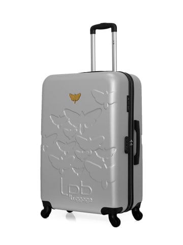 Les P´tites Bombes Hardcase-Trolley "Aelys" in Silber - (B)47 x (H)75 x (T)29 cm