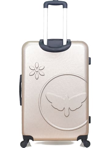 Les P´tites Bombes Hardcase-Trolley "Eleonor" in Beige - (B)47 x (H)75 x (T)29 cm