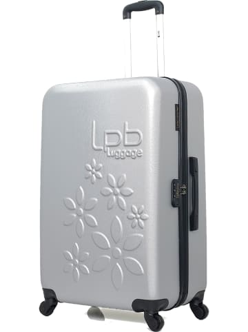 Les P´tites Bombes Hardcase-Trolley "Eleonor" in Silber - (B)47 x (H)75 x (T)29 cm