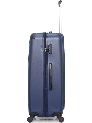 Les P´tites Bombes Hardcase-Trolley "Hambourg" in Blau - (B)47 x (H)75 x (T)29 cm
