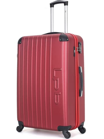 Les P´tites Bombes Hardcase-Trolley "Hambourg" in Rot - (B)47 x (H)75 x (T)29 cm