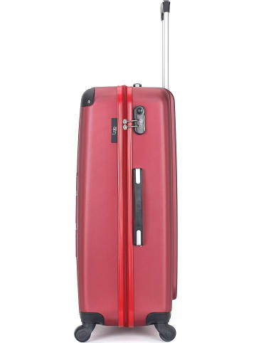 Les P´tites Bombes Hardcase-Trolley "Hambourg" in Rot - (B)47 x (H)75 x (T)29 cm
