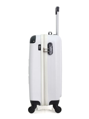Les P´tites Bombes Hardcase-trolley "Hambourg" wit - (B)47 x (H)75 x (D)29 cm